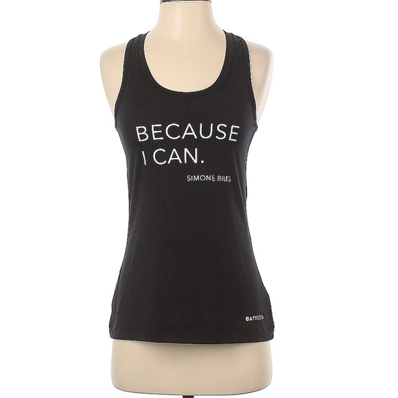 Athleta Active Tank with Simone Biles Quote - Picture 1 of 9